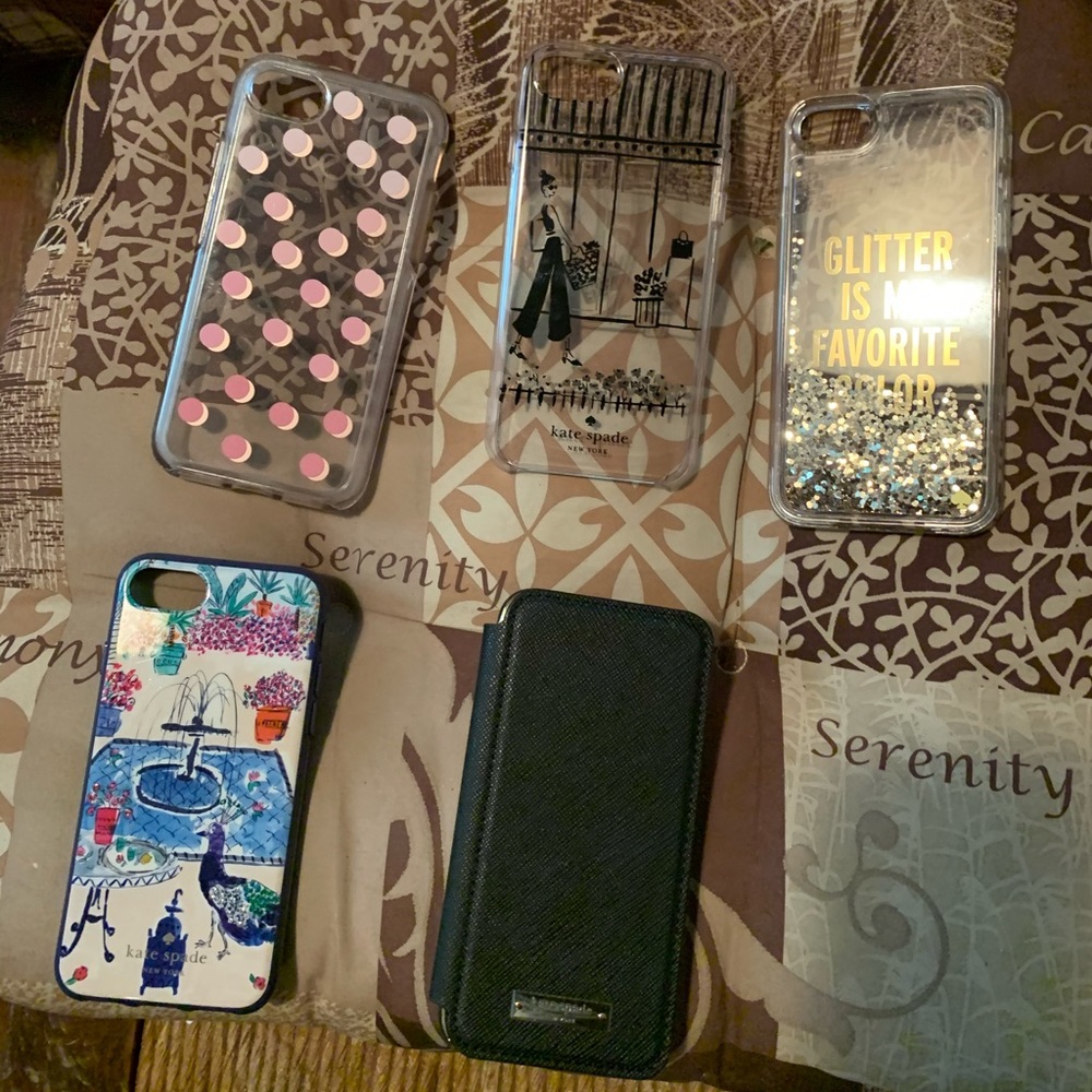 Kate Spade and other cases for iPhone 6, 7, 8